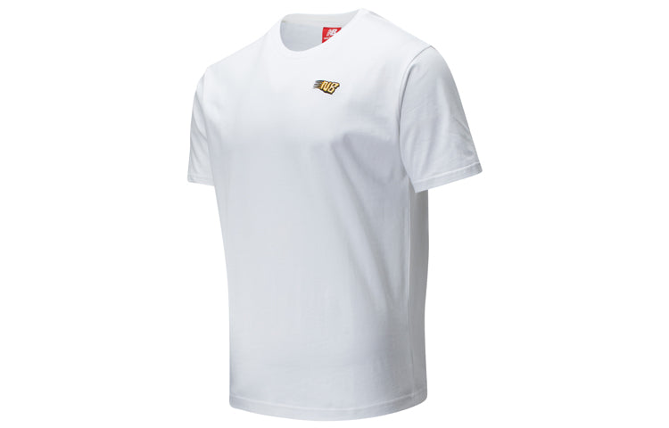 New Balance Graphic Print Tee Asia Sizing 'White Multi' AMT01548-WT