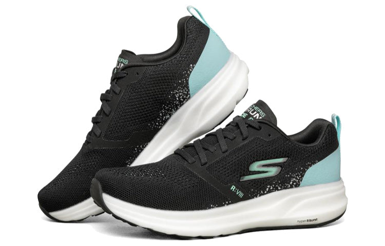 (WMNS) Skechers Go Run Ride 8 Black/White/Green 15224-BKTQ