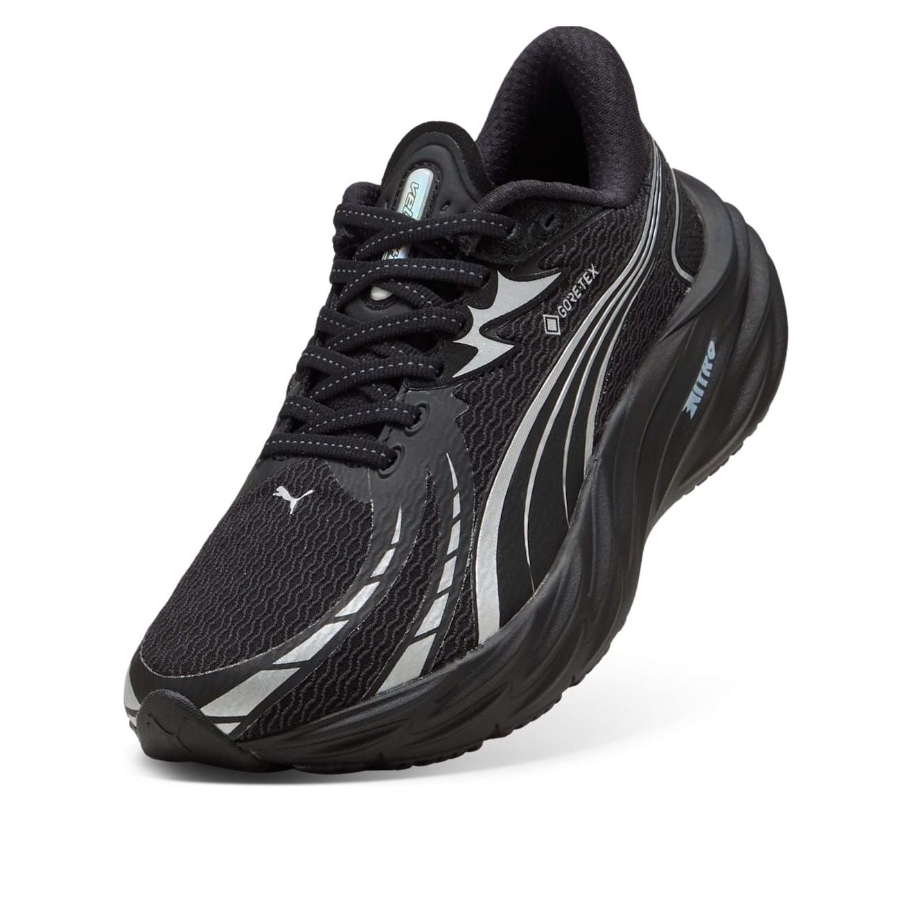 (WMNS) PUMA Velocity Nitro 4 Gore-Tex 'Black Silver' 311146-01