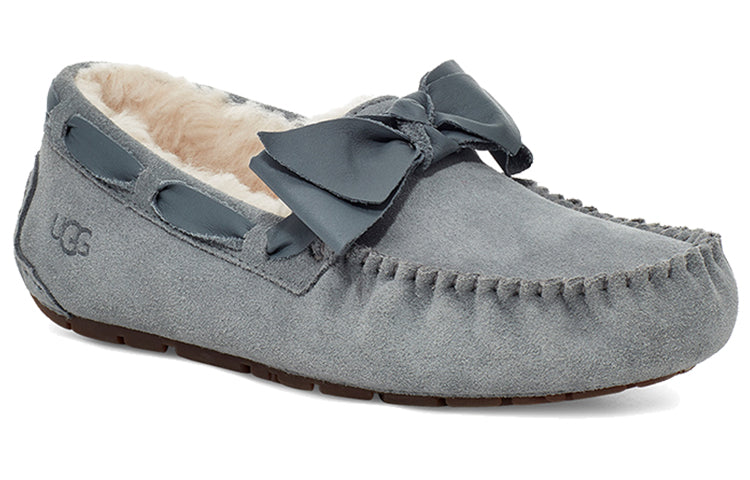 (WMNS) UGG Dakota Leather Bow 'Blue Grey' 1118914-GYS
