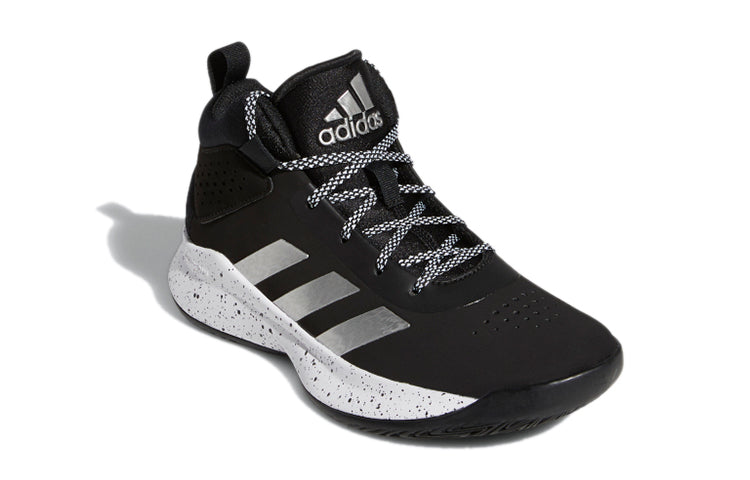 (GS) adidas Cross Em Up 5 Shoes - Black FW8537
