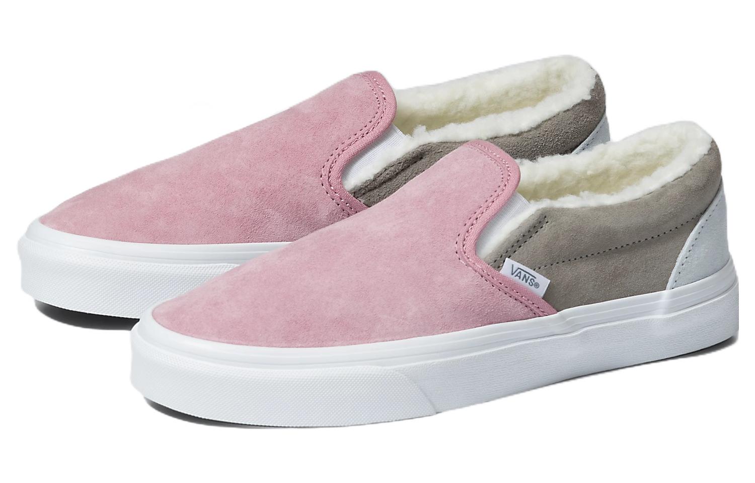 Vans slip-on Pig Suede Sherpa 'Pink Gray' VN0A7Q5DBMG