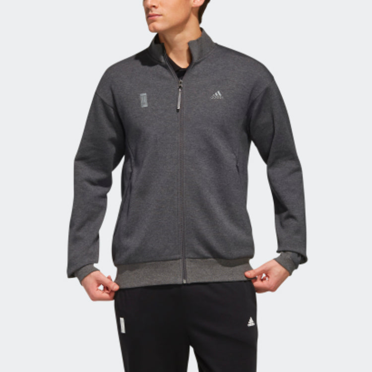 adidas WJ TT Casual Sports Stand Collar Jacket Gray FK4472