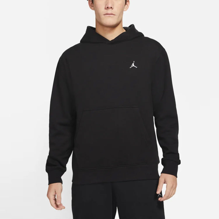 Air Jordan Logo Fleece Pullover Hoodie 'Black' DA9819-010