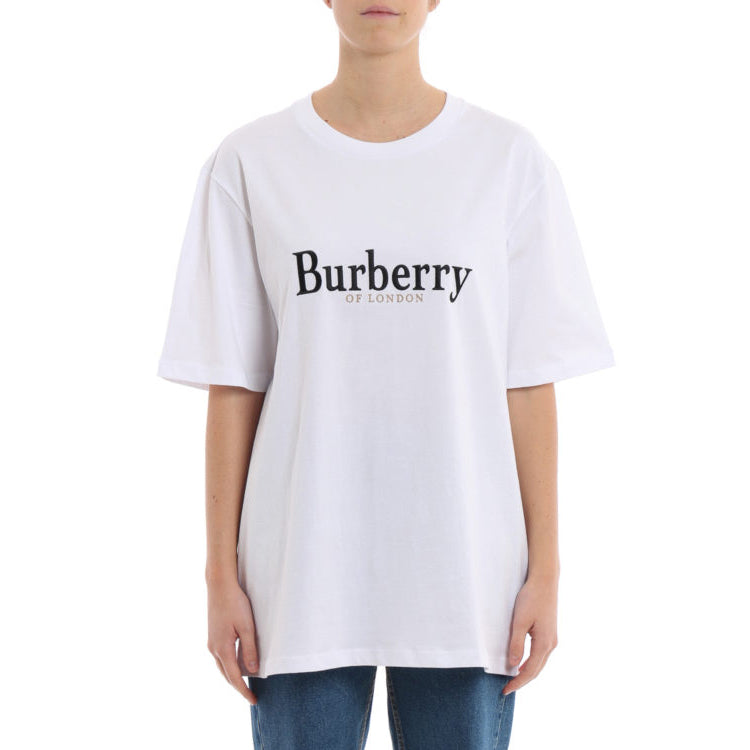 Burberry Cotton Short Sleeve White 8005940