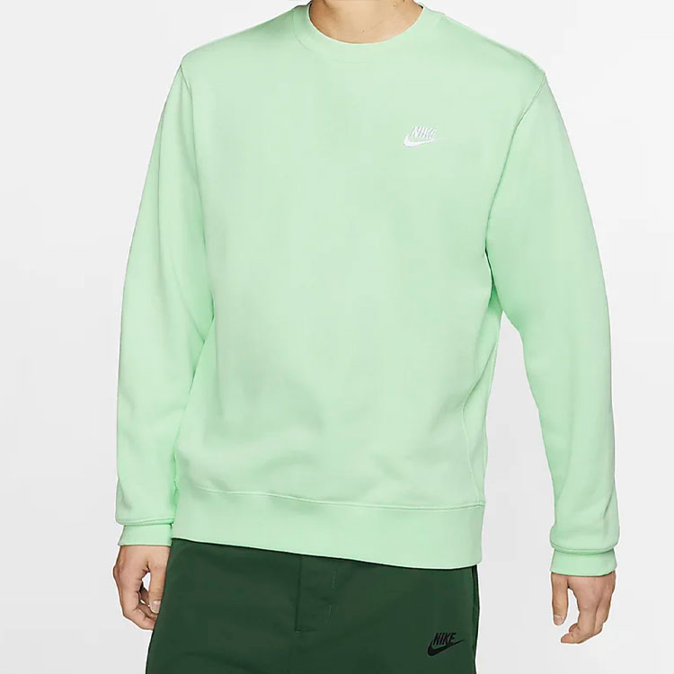 Nike Frosted Spruce Round Neck Pullover Long Sleeves Green Light green CW0312-300