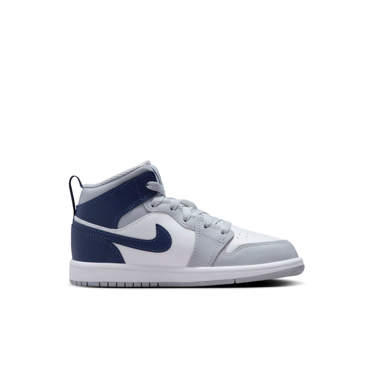(PS) Air Jordan 1 Mid 'Wolf Grey Midnight Navy' DQ8424-104