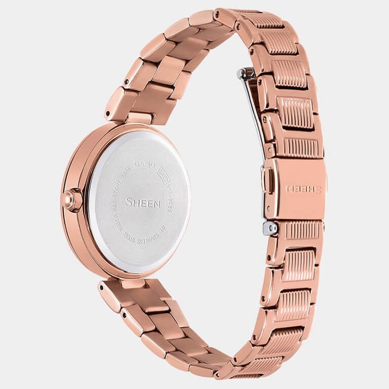 CASIO SHEEN Series Wrist Rose-Gold Rose Gold Analog SHE-3065PG-7A