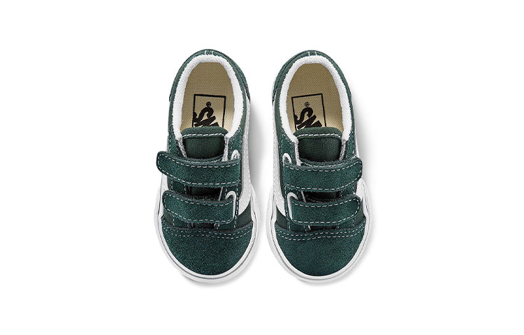 Vans Old Skool V Low-Top Sneakers Green TD 'Green White' VN000D3YQSU