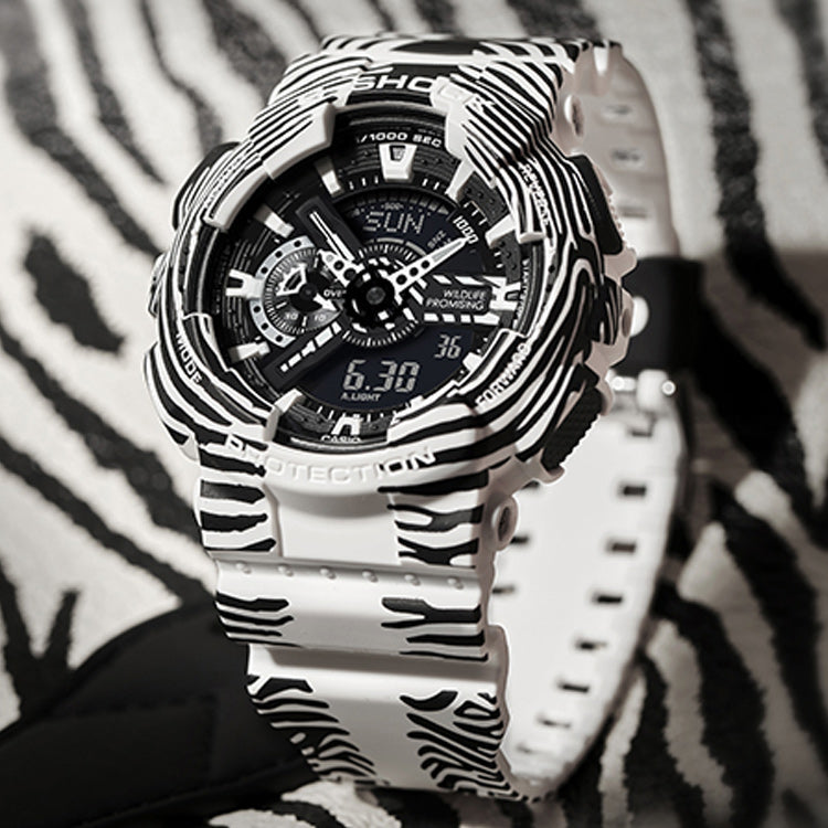 CASIO G-Shock Analog-Digital 'White' GA-110WLP-7AJR