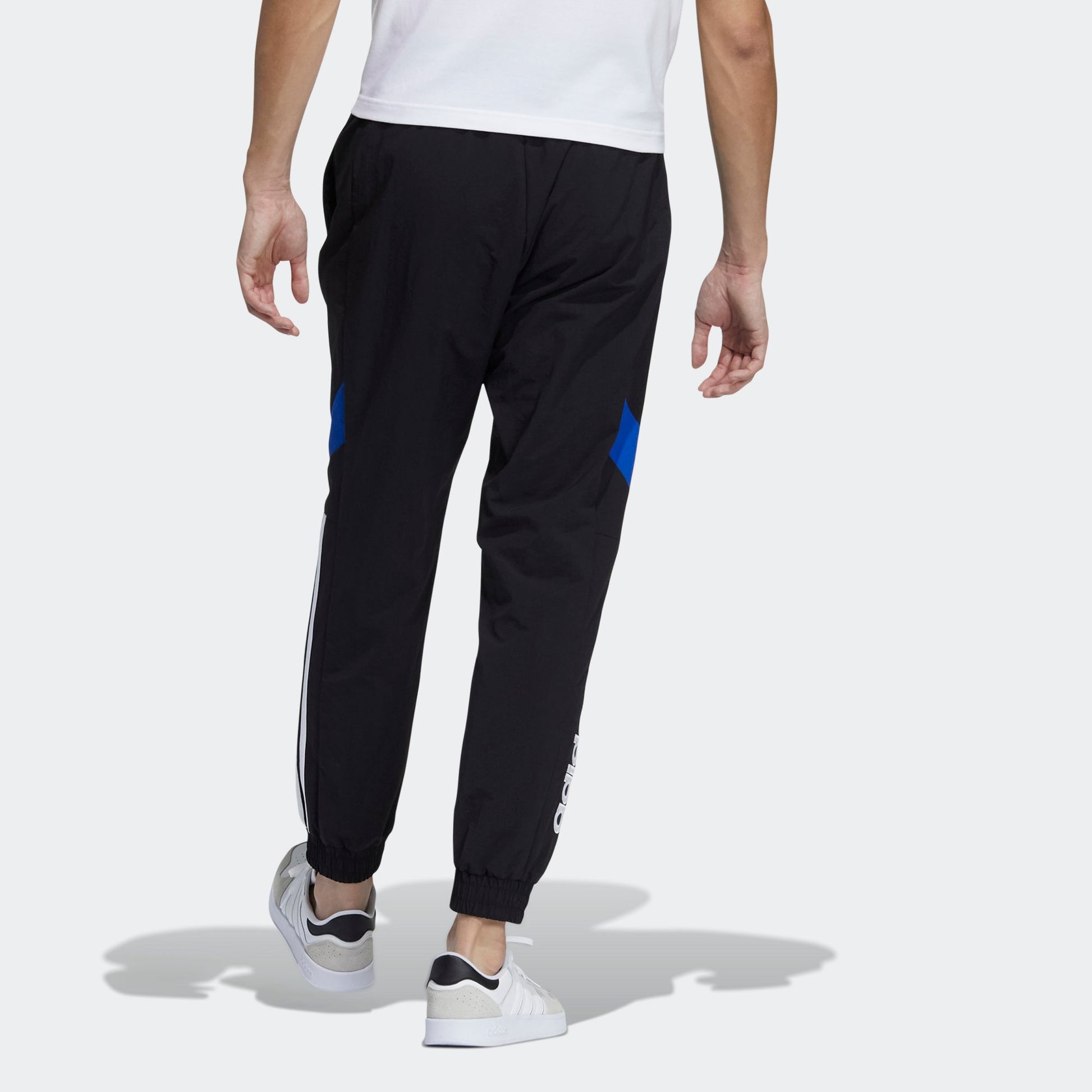 adidas neo M Cs Wvn Tp 2 Logo Woven Athletics Sports Pants Black GP5666