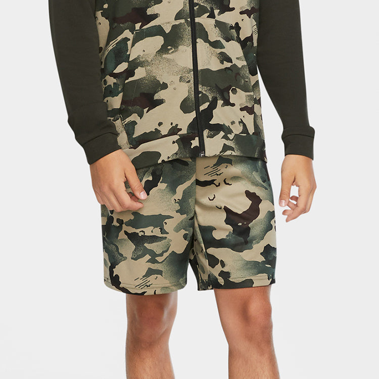 Nike Dri-FIT Camouflage Training Shorts Red Green Redgreen CU4039-355