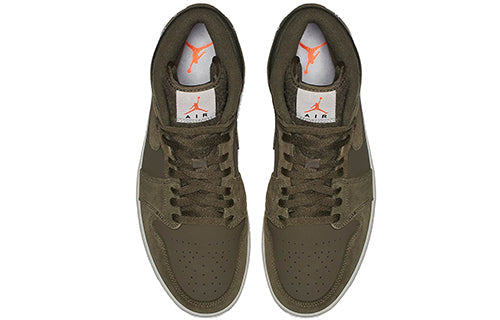 Air Jordan 1 Retro Mid 'Olive Canvas' BQ6579-300