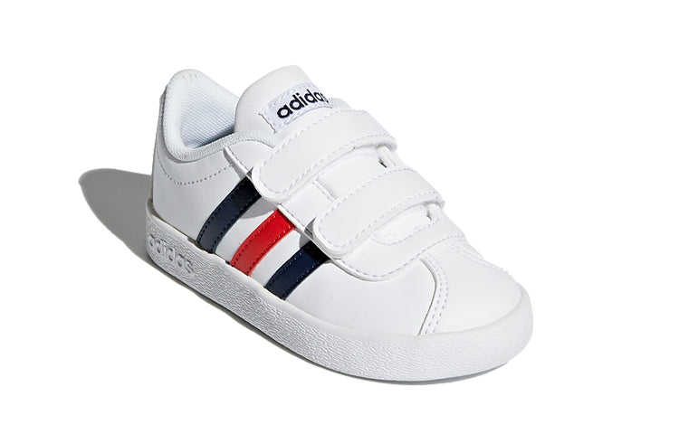 (TD) adidas VL Court 2.0 Cmf I 'White Blue' DB1840