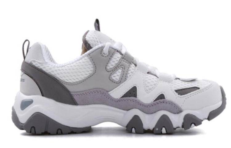 (WMNS) Skechers D'lites 2.0 Grey/White 99999693-WGY