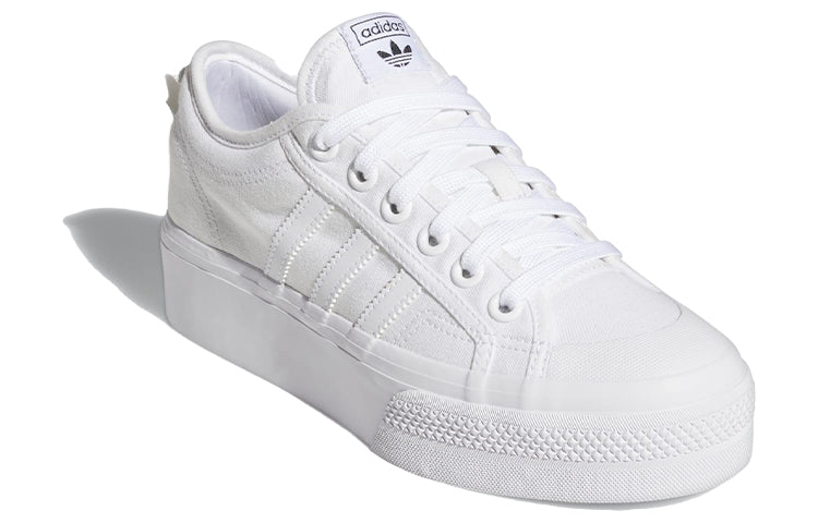 (WMNS) adidas Nizza Platform 'Triple White' FV5322