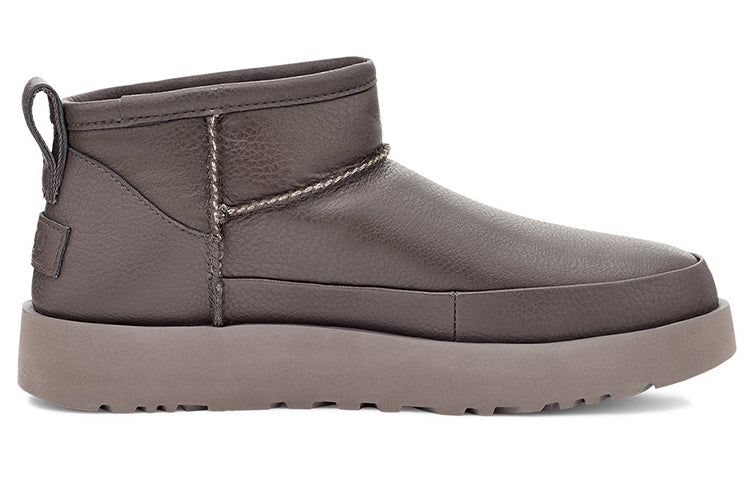 (WMNS) UGG Classic Sugar Ultra Mini 'Grey' 1121618-TCLD