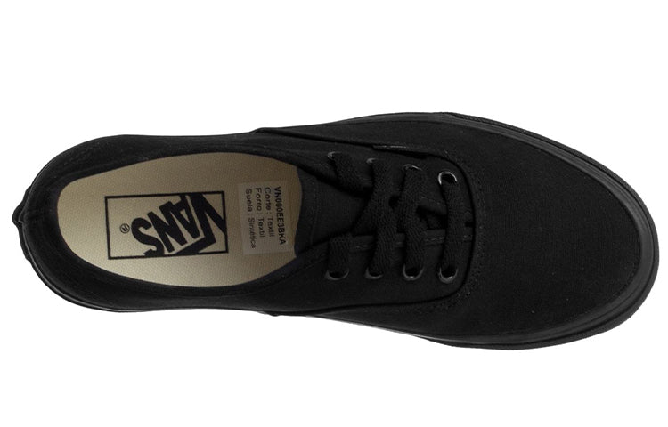 Vans Unisex Authentic Sneakers Black VNOOOEE3BKA