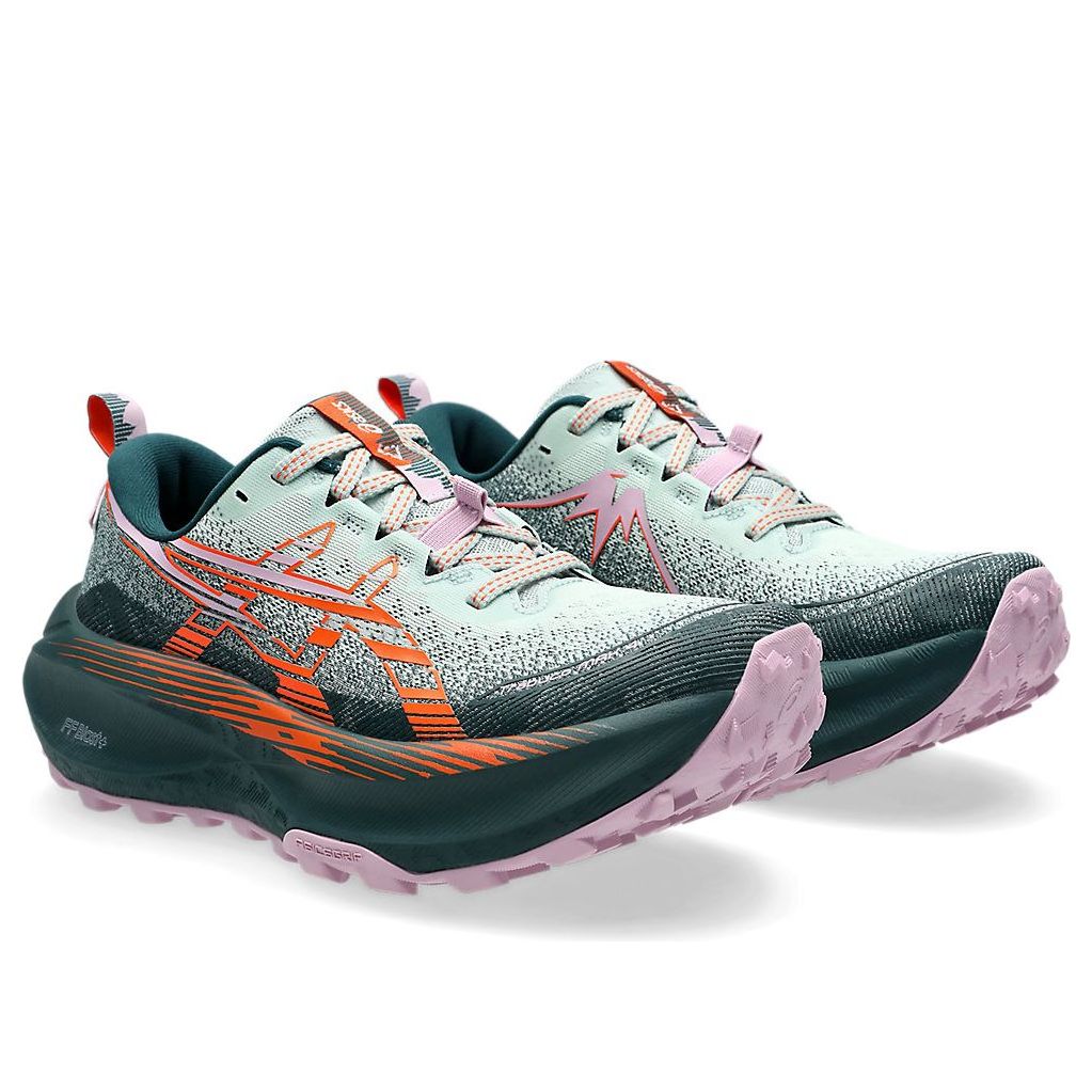 (WMNS) ASICS Trabuco Max 4 'Cold Moss Nova Orange' 1012B769-400