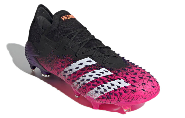 adidas Predator Freak.1 FG Demonskin Tee 'Black Shock Pink' FW7244
