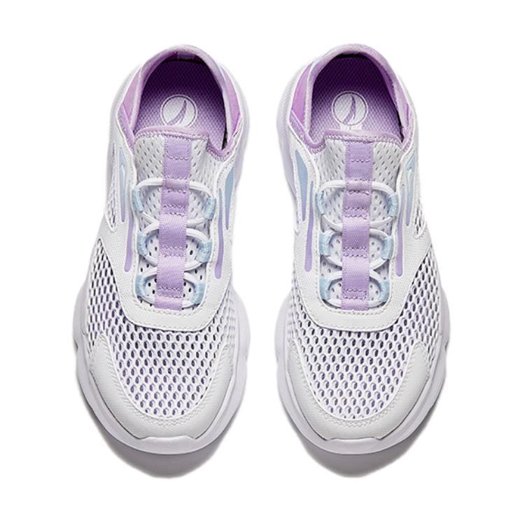 (GS) ANTA Running Series Sneakers 'White Purple' A322428821-3