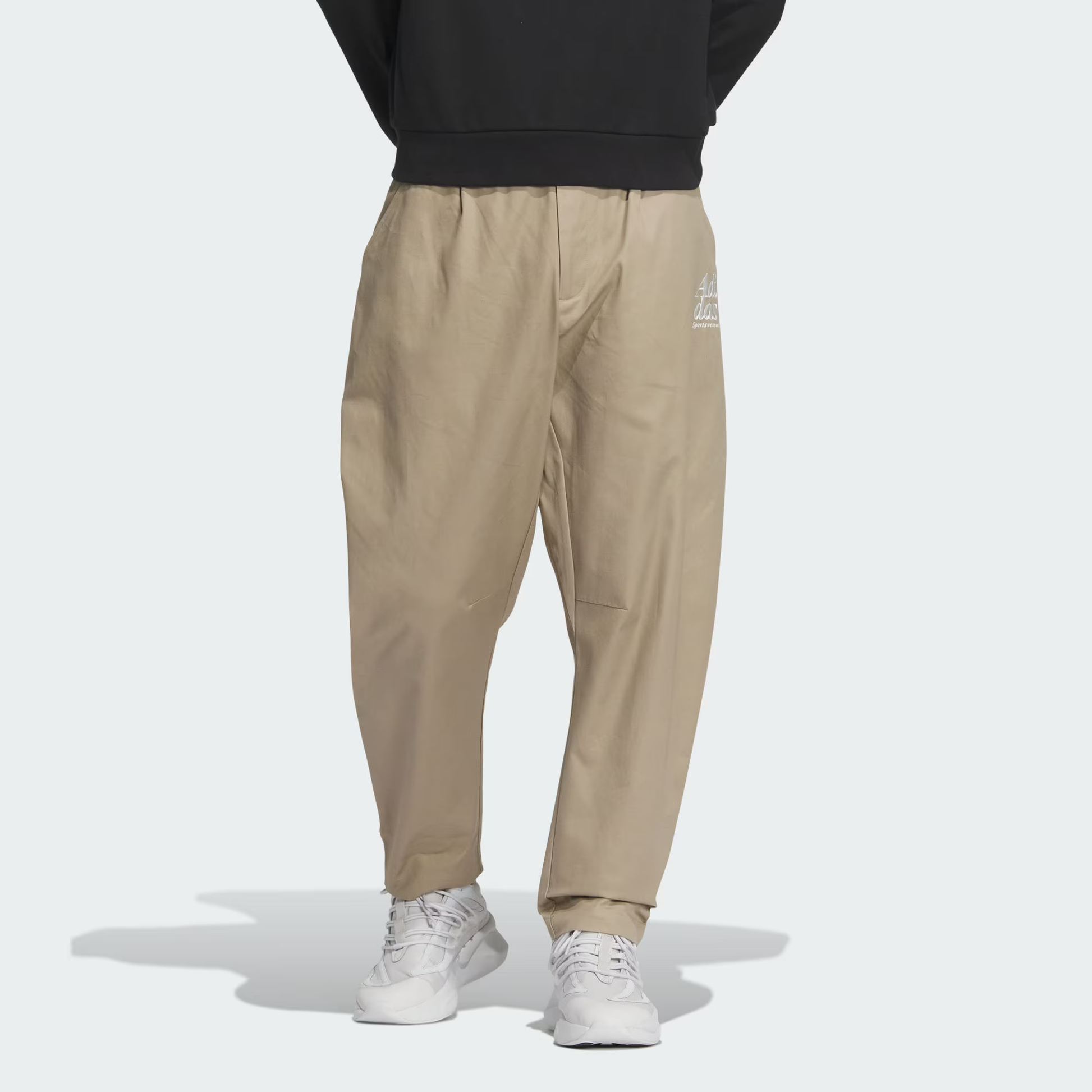 adidas Small Logo Woven Pants Asia Sizing 'Tan' JE6110