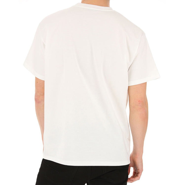 Men's DIOR SS21 Cotton Round Neck Short Sleeve White 863J611M0426-079