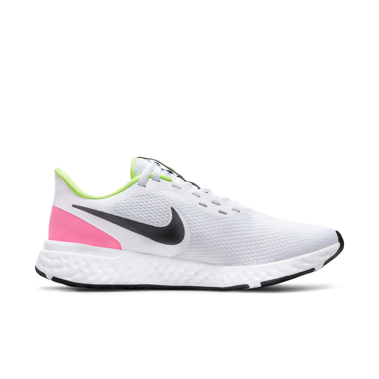 (WMNS) Nike Revolution 5 White/Pink/Green CZ8142-100