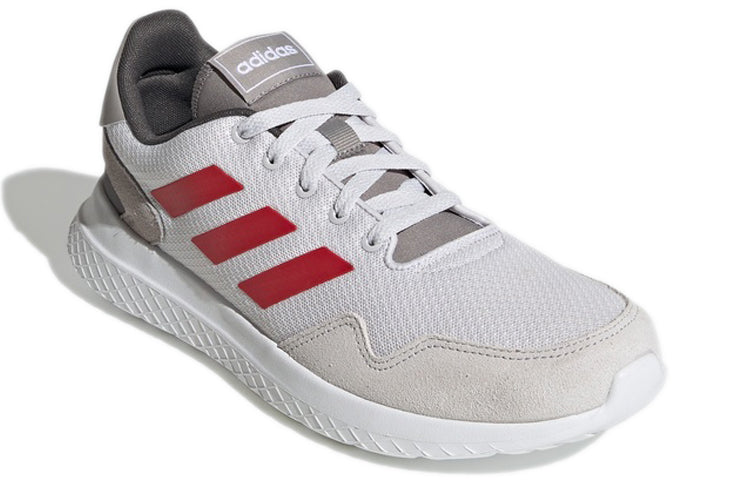 adidas neo Archivo Grey/White/Red EG3238