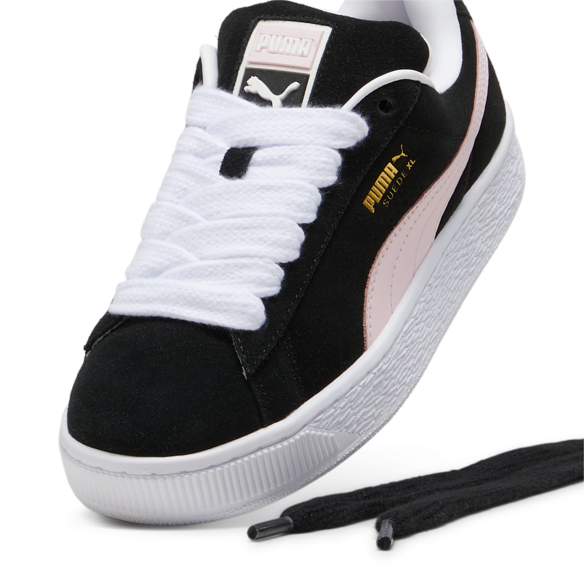 PUMA Suede XL 'Black Whisp of Pink' 395205-04