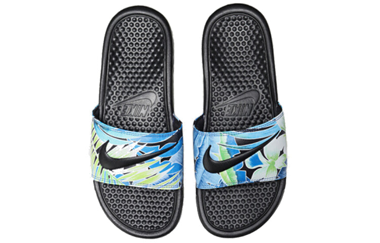 (WMNS) Nike BENASSI JDI PRINT 'Black' 618919-029