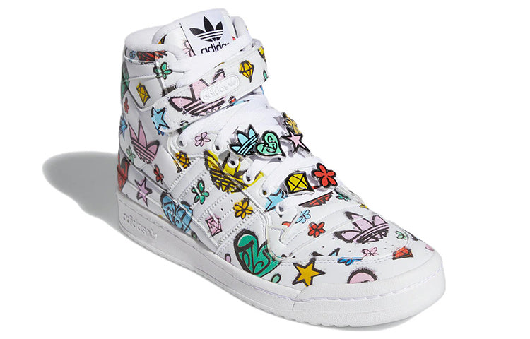 adidas Jeremy Scott x Forum 84 High 'Monogram Graffiti' HQ1128