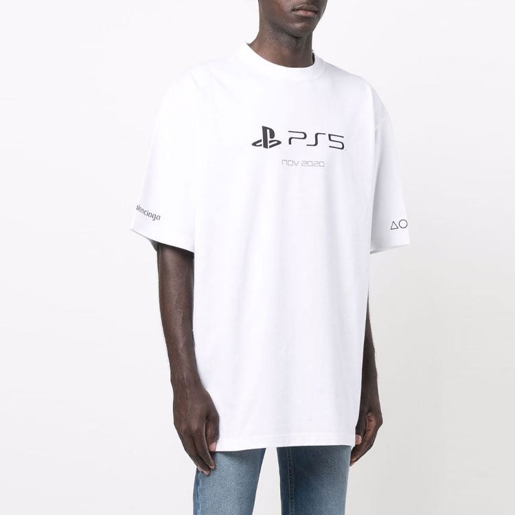 Balenciaga x PlayStation FW21 PS5 Unisex White 651795TKVF39040
