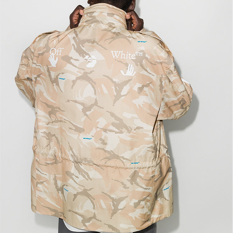 Off-White x Browns 50 Camouflage Military Jacket OMEL010G20FAB0016001