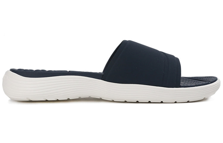 (WMNS) Crocs Reviva Lightweight Cozy Flat Casual Deep Blue Slippers 205474-462