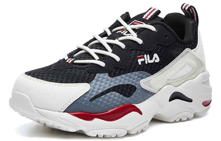 (WMNS) Fila Tracer Running Shoes Black/White/Blue T12W021106FBS