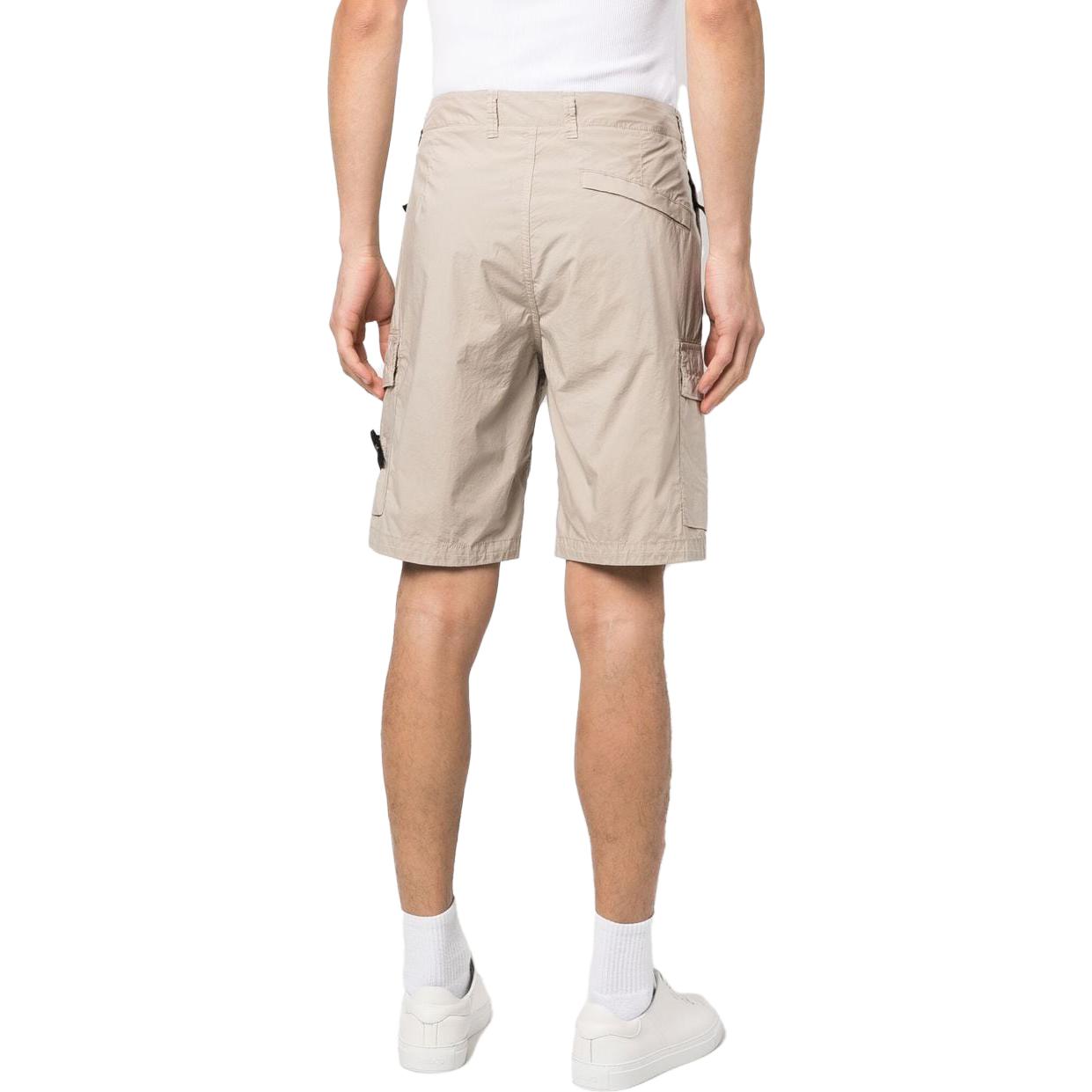 STONE ISLAND Cargo Bermuda Shorts 'Dove Grey' 1015L0803-V0092