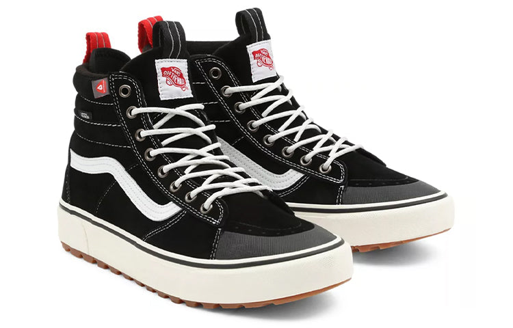Vans Unisex SK8-HI Mte-2 Sneakers Black/White/Red VN0A5HZZ6BT
