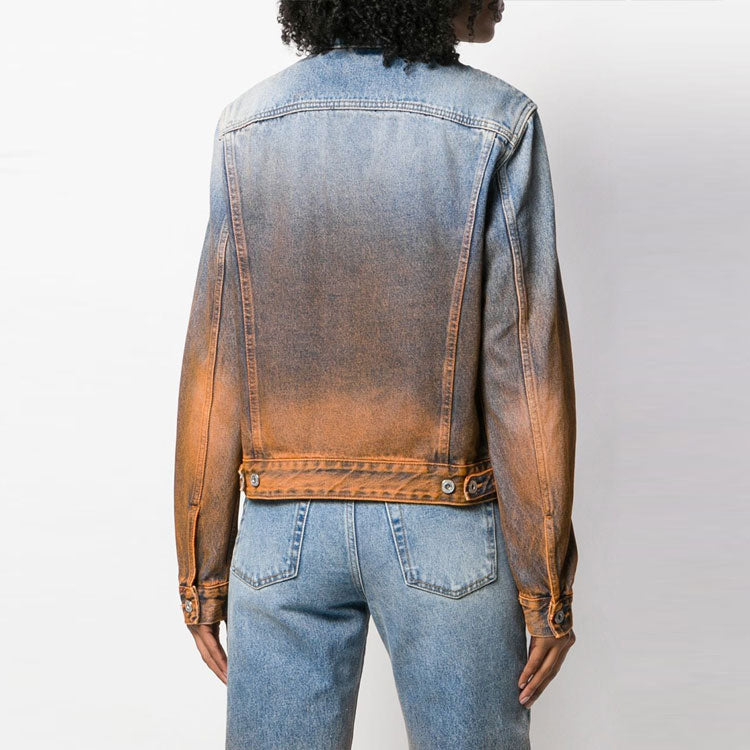Off-White Degrade Gradient Denim Jacket Slim Fit Version OWYE012E1977308987B4