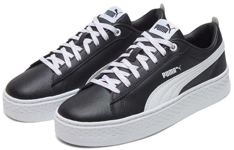 (WMNS) PUMA Smash Platform Q4 Polka 'Black' 369833-03