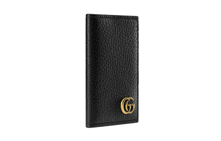 Gucci GG Marmont Card Case 'Black Gold' 547075-DJ20T-1000