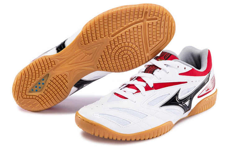 Mizuno Crossmatch Plio EV 'White Red' 81GA198562