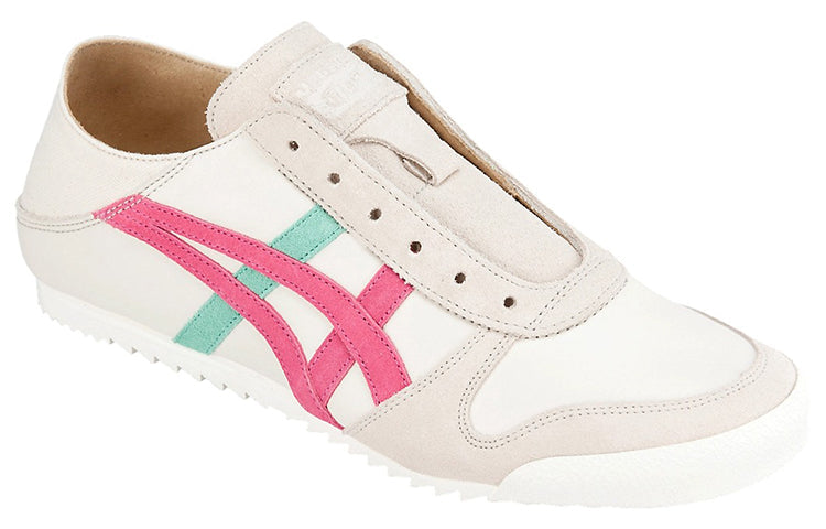 (WMNS) Onitsuka Tiger Hiina Slip-on Shoes 'White Grey Pink' 1182A052-200