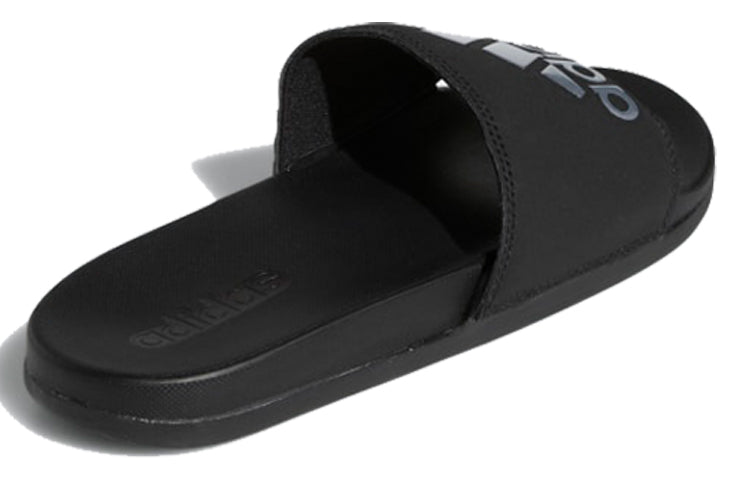 (WMNS) adidas Slide Adilette Comfort 'Black Silver' G28386