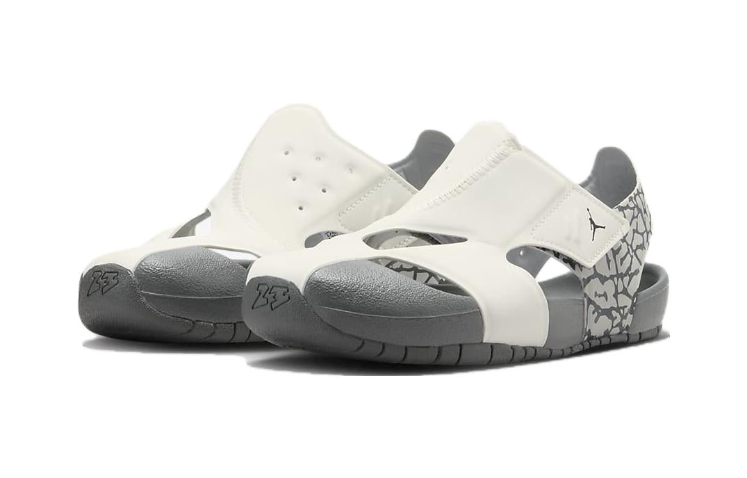 (PS) Air Jordan Flare Sandals 'Sail Iron Grey' CI7849-100
