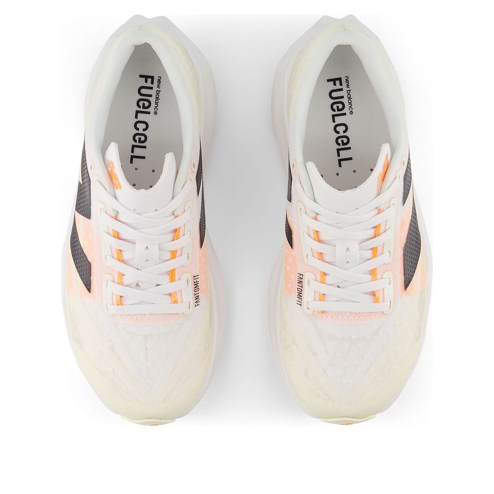 (WMNS) New Balance FuelCell Rebel v4 'White Black Orange' WFCXCN4