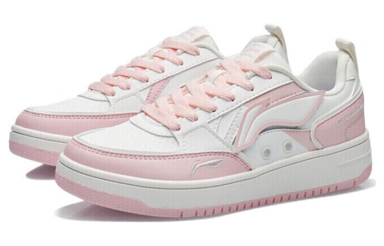 (WMNS) Li-Ning Classic Leisure 'White Pink' AGCS134-1
