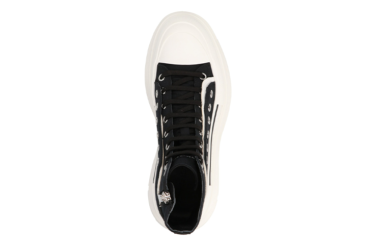 Alexander McQueen Tread Slick Boots 'Black White' 735819W4TGR1170
