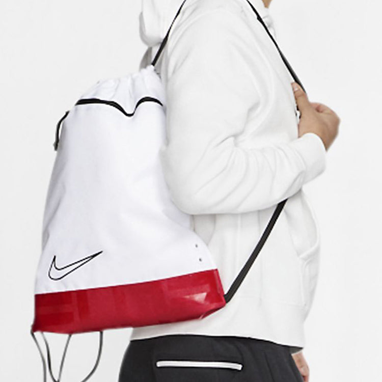 Nike Elite Drawstring Gym Sack 'White Red' BA6162-100