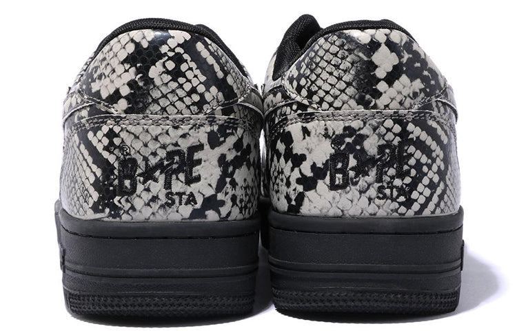 A BATHING APE Bape Sta Low 'Snakeskin Grey' 1G30-191-013-LTB
